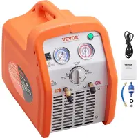 Vevor Zwei-Zylinder Kältemittelabsauggerät Kältemittel Absaugstation 1 Ps Kältemittel Absauggerät Kältemittelrückgewinnungsmaschine 220-240 V 3,49 kg/min