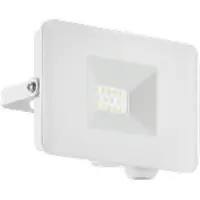 Eglo LED Außen-Strahler Faedo 3, 1 flammige Außenleuchte inkl. Bewegungsmelder, Sensor-Wandstrahler aus Alu, Farbe: Schwarz, Glas: klar, 20 Watt, IP44