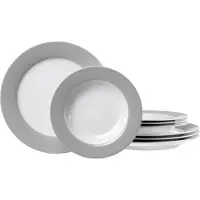 Ritzenhoff & Breker Tafelservice 8 tlg. Doppio grau