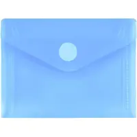 FolderSys 10 FolderSys Dokumententaschen DIN A7 blau glatt 0,20 mm