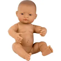 Miniland Babypuppe beweglich südländisch Mädchen oder Junge 40 cm