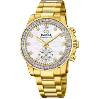 Jaguar Damen Multifunktion Uhr Connected Sport Elegant Edelstahl gold UJ983/1