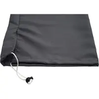 MCW Schutzhülle für Alu Sonnenschirm Castellammare 2x3m, Abdeckhülle Cover mit Kordelzug anthrazit