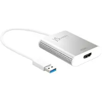 J5CREATE JUA354-N USB 3.0 zu 4K HDM Display Adapter, 2.0/3.2 Gen 1 (3.1 Gen 1), USB Typ-A, HDMI-Ausgang
