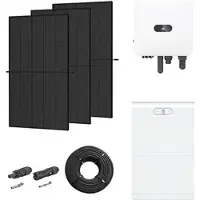 Huawei Photovoltaik-Paket 8 kWp mit Wechselrichter MAP0 8 kW + Stromspeicher 14,0 kWh, 20 Solarmodulen Glas-Glas full black (* 0% MwSt. gem. §12 Abs. 3 UstG)