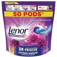Lenor All-in-1 Pods Amethyst & Blütentraum Waschmittel 50 WL
