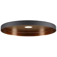 SLV Lampenschirm Lalu Teller schwarz 1,5cm