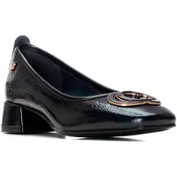 Carmela für Damen. 16254001-NAVY Schuhe 162540 navy (39), 3 bis 5 cm, Keine, Lässig, Lackleder, Marine