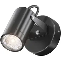 Maytoni Scope Wandleuchte, Wandlampe GU10 Schwarz IP65
