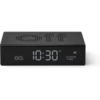 Lexon LR152N Digitalwecker Flip Premium Wecker Schwarz