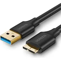 UGREEN 10843, 2 m, Micro-USB A, Micro B, USB 3.2 Gen 1 (3.1 Gen 1), Männlich/Männlich, Schwarz