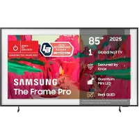 Samsung The Frame TQ85LS03FWU, 2,16 m (85"), 3840 x 2160 Pixel, Neo QLED, Smart-TV, WLAN, Schwarz