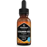 Vitamaze GmbH VITAMIN B12 100 μg hochdosiert vegan Tropfen 50ml PZN 16819280