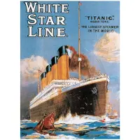 Eurographics Titanic White Star Line 1000pcs, 1000 Stück(e), Schiffe