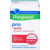 Magnesium diasporal pro+B-Vit.DEPOT Musk.+Nerv.Tab 30 St Tabletten