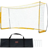 Vevor Tragbares Fußballtor Soccertor Fußballnetz 3,66 x 1,83 m für den Garten