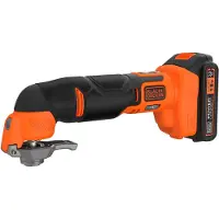 Black & Decker Black + Decker 18V/2,0Ah Akku-Multifunktionswerkzeug - BDCOS18D1K-QW