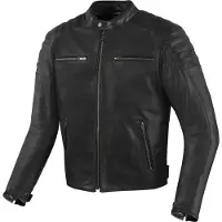 Bogotto B-Nimble Schwarz Motorrad Lederjacke Größe 56
