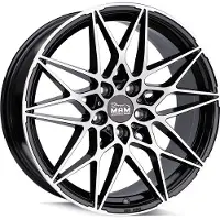 Mam 20 Zoll MAM B2 5x120 ET35 Alufelgen BLACK FRONT POLISH