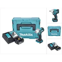 Makita DTW 301 RT1J Akku Schlagschrauber 18 V 330 Nm 1/2" Brushless + 1x Akku 5,0 Ah + Ladegerät + Makpac