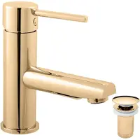 RAV copy of Waschtischarmatur SEINA mit Siphon in Chrom oder Gold SLEZAK