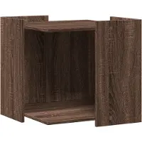 vidaXL "2026 MODERNE" Katzenklo Eichen-Optik 53x53x51 cm Holzwerkstoff - Kratzbäume CC3874585
