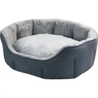 Nobby Hundebett Lica oval grau, Maße: 86 x 70 x 24 cm