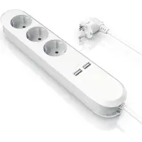 Bearware Steckdosenleiste Mehrfachsteckdose Steckerleiste 3680W, 3-fach