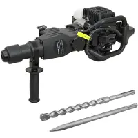 Monster 2-Takt Schlagbohrer 0,9KW 7500 U/min, 360x270x630mm, mit 1L Tank und 2 Anbaugeräten