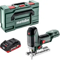 Metabo ST 18 LT 130 BL Akku Stichsäge 18 V 130 mm Brushless + 1x LiHD Akku 4,0 Ah + Metabox - ohne Ladegerät