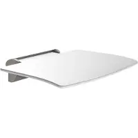 Delabie Abnehmbarer Klappsitz für Wandmontage anthrazit-metallic Be-Line