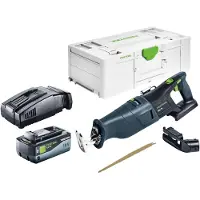 Festool RSC 18 EB-Basic Akku Säbelsäge 18 V Brushless + 1x Akku 8,0 Ah + Schnellladegerät + Systainer