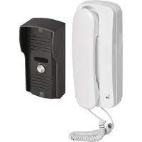 Emos Audio-Türsprechanlage Set zur Aufputzmontage, Audio-Kit, Gegensprechanlage mit Türöffner-Möglichkeit, H1085