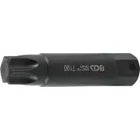 Bgs 5246-T100 T-Profil Bit ohne Bohrung, 100 mm lang, T100, 22 mm 6-kant