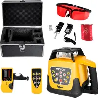 Vevor Rotationslaser-Wasserwaagen-Set mit Stativ &amp; Messlatte