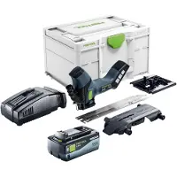 Festool ISC 240 EB-Basic Akku Dämmstoffsäge 18 V 240 mm + 1x Akku 8,0 Ah + Schnellladegerät + Systainer