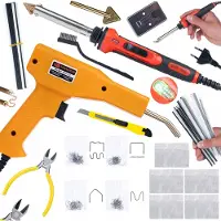 Rosfix Set Red Odysseya RRO100W – Kunststoffschweissgeraet 100W & Kunststoffhefter mit 200 Klammern | Für PP, PE, ABS, PVC | 400–600°C | Reparaturset
