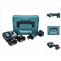 Makita DCO 181 RFJ Akku Rotationsschneider 18 V 32000 U/min Brushless + 2x Akku 3.0 Ah + Ladegerät + Makpac