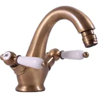 RAV copy of MORAVA Waschtischarmatur mit Siphon aus Messing SLEZAK