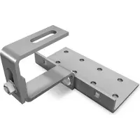 K2 Systems 1000107, Montageadapter, Edelstahl, Schienenmontiert, Silber, 849 g, 26 Stück(e)