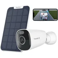 Reolink 4K 8MP Akku/Solarpanel Überwachungskamera Außen, 5/2.4GHz WiFi, Color Night Vision Personen-/Fahrzeug-/Tiererkennung, Ton- & Lichtalarm
