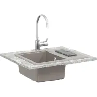 vidaXL Waschbecken Grau 560 x 460 mm 80% Quarz und 20% Harz
