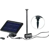 Pearl Royal Gardineer Solar-Springbrunnenpumpe mit Akku