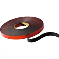3M VHB Hochleistungsklebeband 5952F, 19 mm x 33 m, schwarz doppelseitig klebend, anpassungsfähig für schwierig zu - 1 S