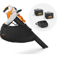 Stihl AKKU SAUGHÄCKSLER SHA 56 - AK-SYSTEM mit 2X AK20 akku und ladegerät, Laubbläser, Blasgeräte