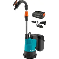 Gardena Akku-Regenfasspumpe 2000/2 18V P4A Ready-To-Use Set 14602-61