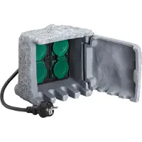 Unitec Steckdosenverteiler 4-fach