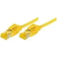 Tecline 10m Cat.6A, Cat6a, S/FTP (S-STP), RJ-45, RJ-45, Männlich/männlich, Gelb