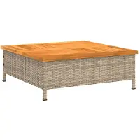 vidaXL Verkleidung für Sonnenschirmständer Beige 70x70x25 cm Akazie