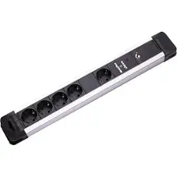 Bachmann CONNECTUS Steckdosenleiste, 4+1x Schutzkontakt, Master & Slave, Kunststoff, 2 m